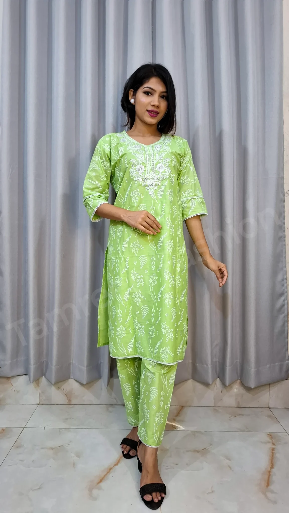 Affordable Women’s Cotton Two-Piece Dress Affordable Women’s Cotton Two-Piece Dress