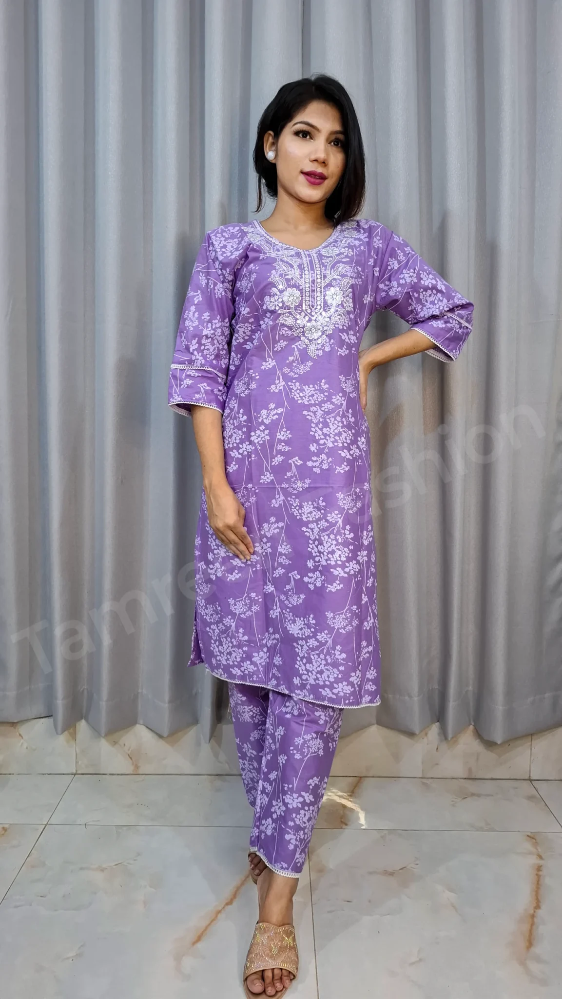 Affordable Women’s Cotton Two-Piece Dress Affordable Women’s Cotton Two-Piece Dress